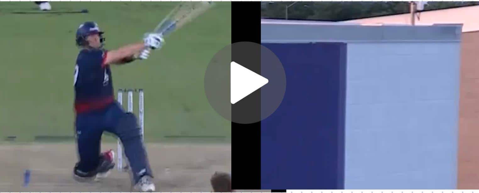 [Watch] Steve Smith's Gigantic Six Lands On Stadium Roof In MLC 2024 Final